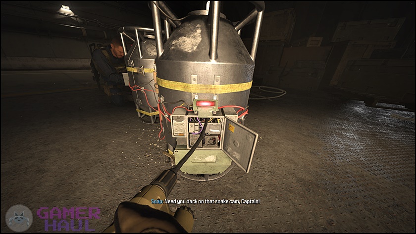 Using Snake Cam on Makarov's Bomb in Trojan Horse Mission of COD MW3