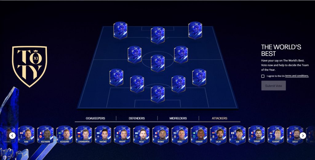 FIFA 23 TOTY How To Vote, Release Start Date And Nominees List   The