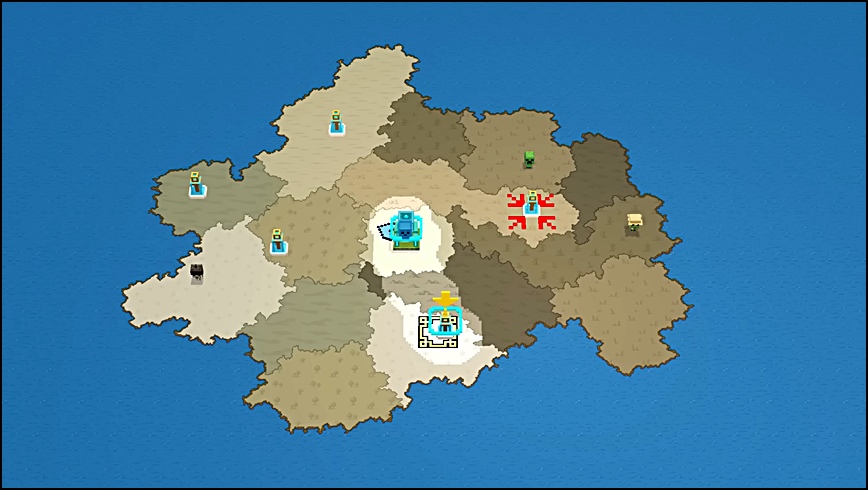 Minecraft Legends Fast Travel MAP
